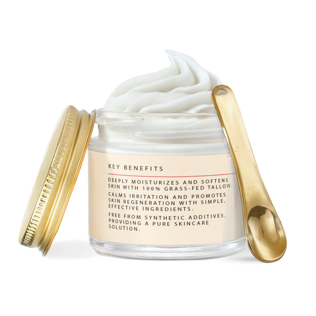 Whipped Grass-Fed Tallow Balm with Vanilla Bean